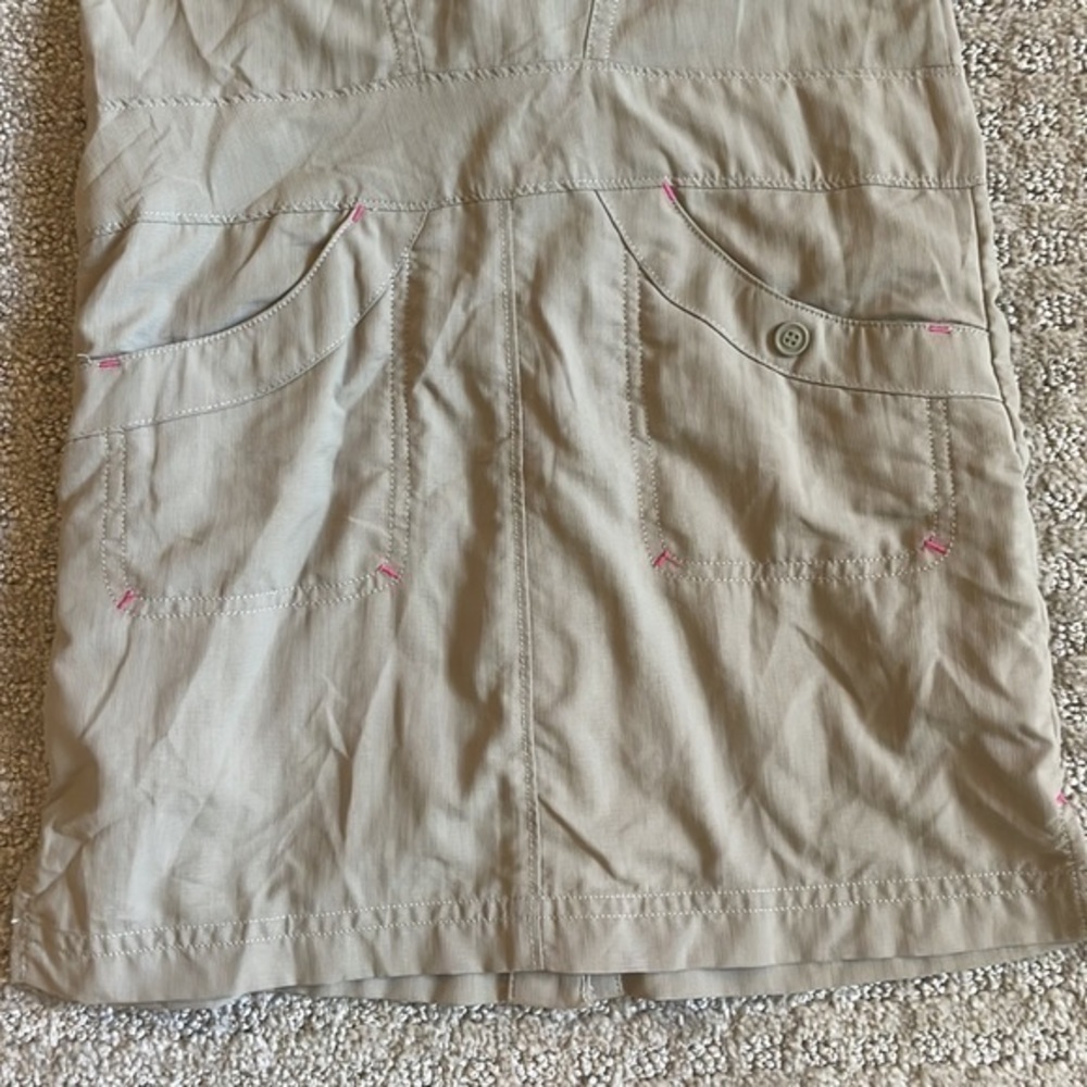 Columbia Omni-Shade Tan Button Down Dress - Picture 7 of 9